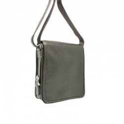 Sac homme à rabat long Gérard HENON 2951 GOLF marron foncé face