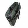 HEN8380 Sacoche en cuir pour ordinateur noir dessus