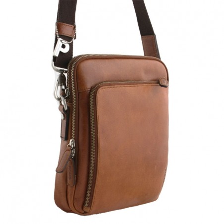 Besace taille Ipad 4968 cognac dos