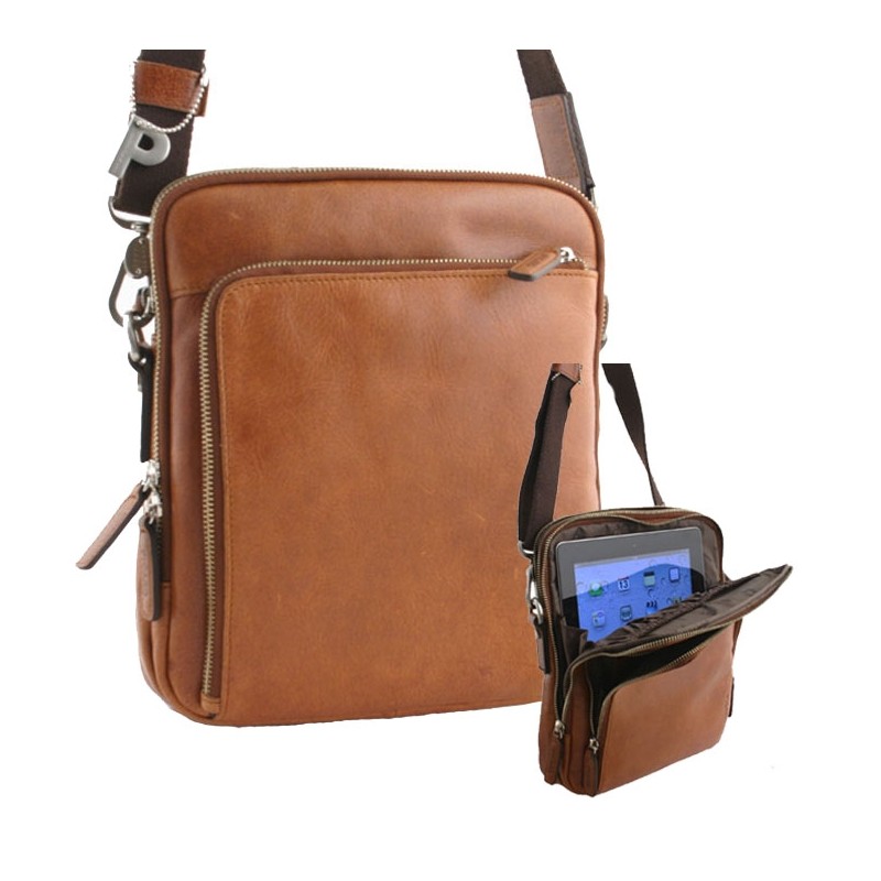 Besace taille Ipad 4968 cognac dos