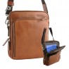 Besace taille Ipad 4968 cognac dos