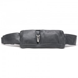 Athur&Aston Sac banane multi-poches 62-1033 noir face