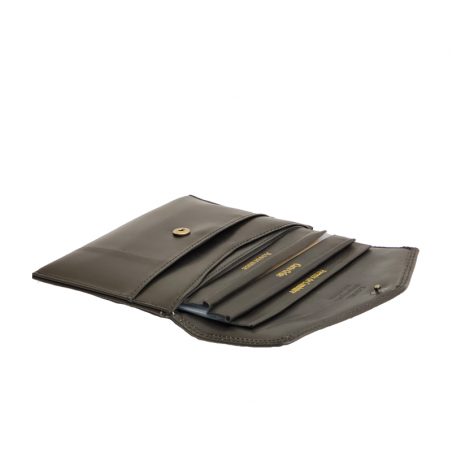 etui papier voiture enveloppe cuir noir KATANA