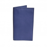 etui chequier cuir katana bleu face