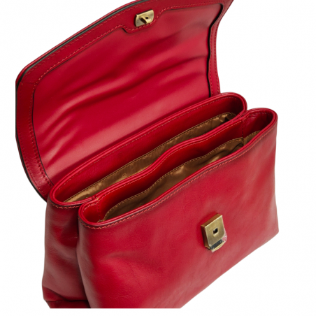 Sac dame KATANA 3256 rouge ouvert