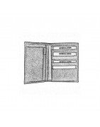 Portefeuille cuir, porte-cartes et porte-monnaie