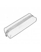 Trousse en cuir pour les crayons et stylos